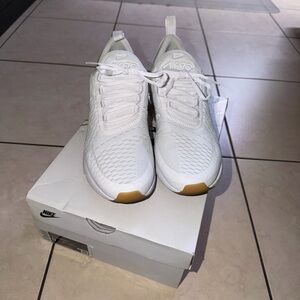 Nike Men’s White and Gum Air Max Shoes